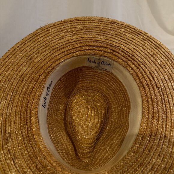 Lack of Color Wide Straw Fedora main image 4